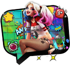 Motyw Joker Girl ikona