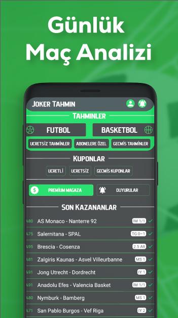 Joker Tahmin - Günlük Kupon ve Maç Tahminleri for Android - APK Download