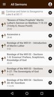 Martin Luther Sermons تصوير الشاشة 1