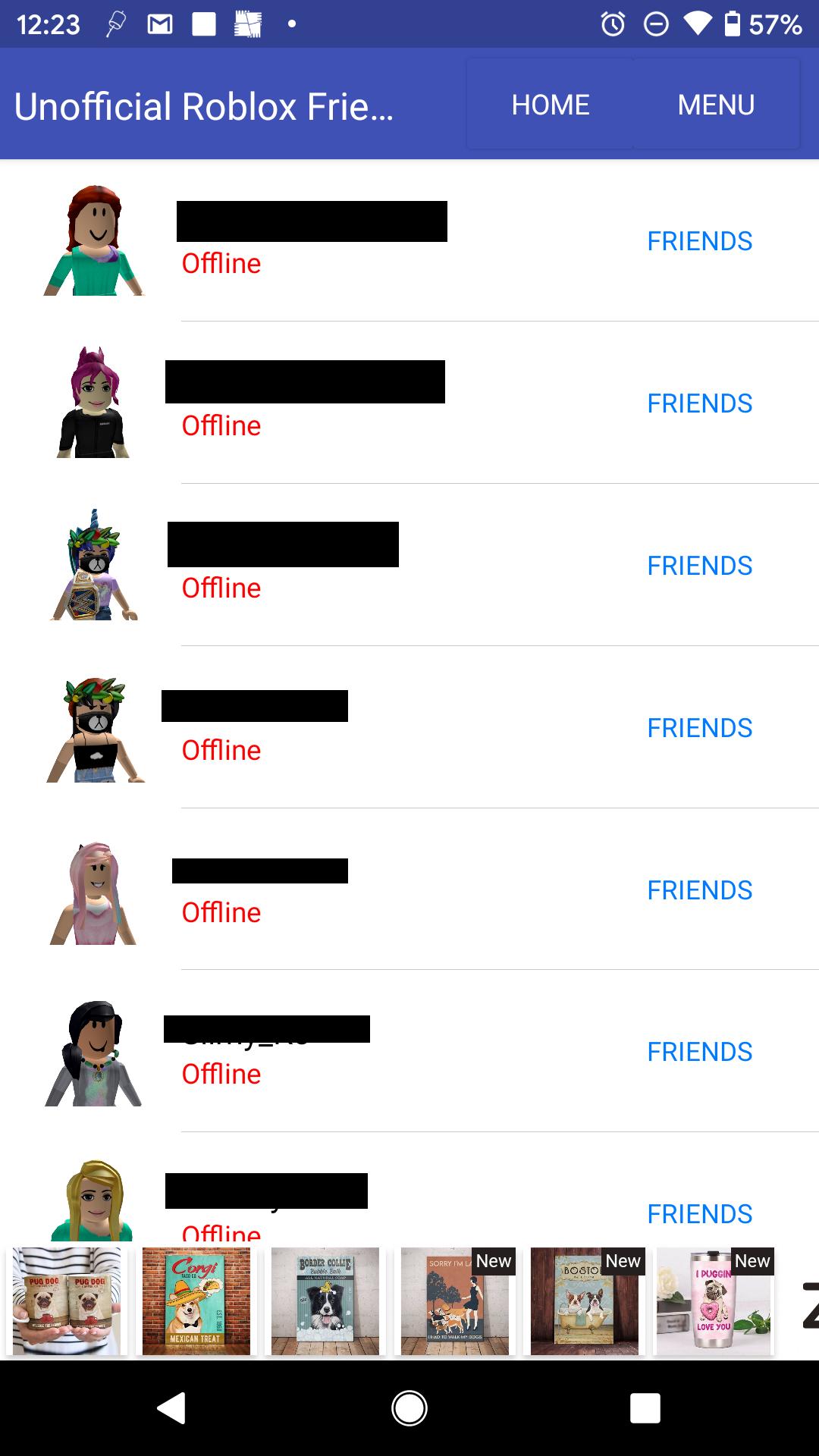 Unofficial Roblox Friends List For Android Apk Download - roblox friends list is gone