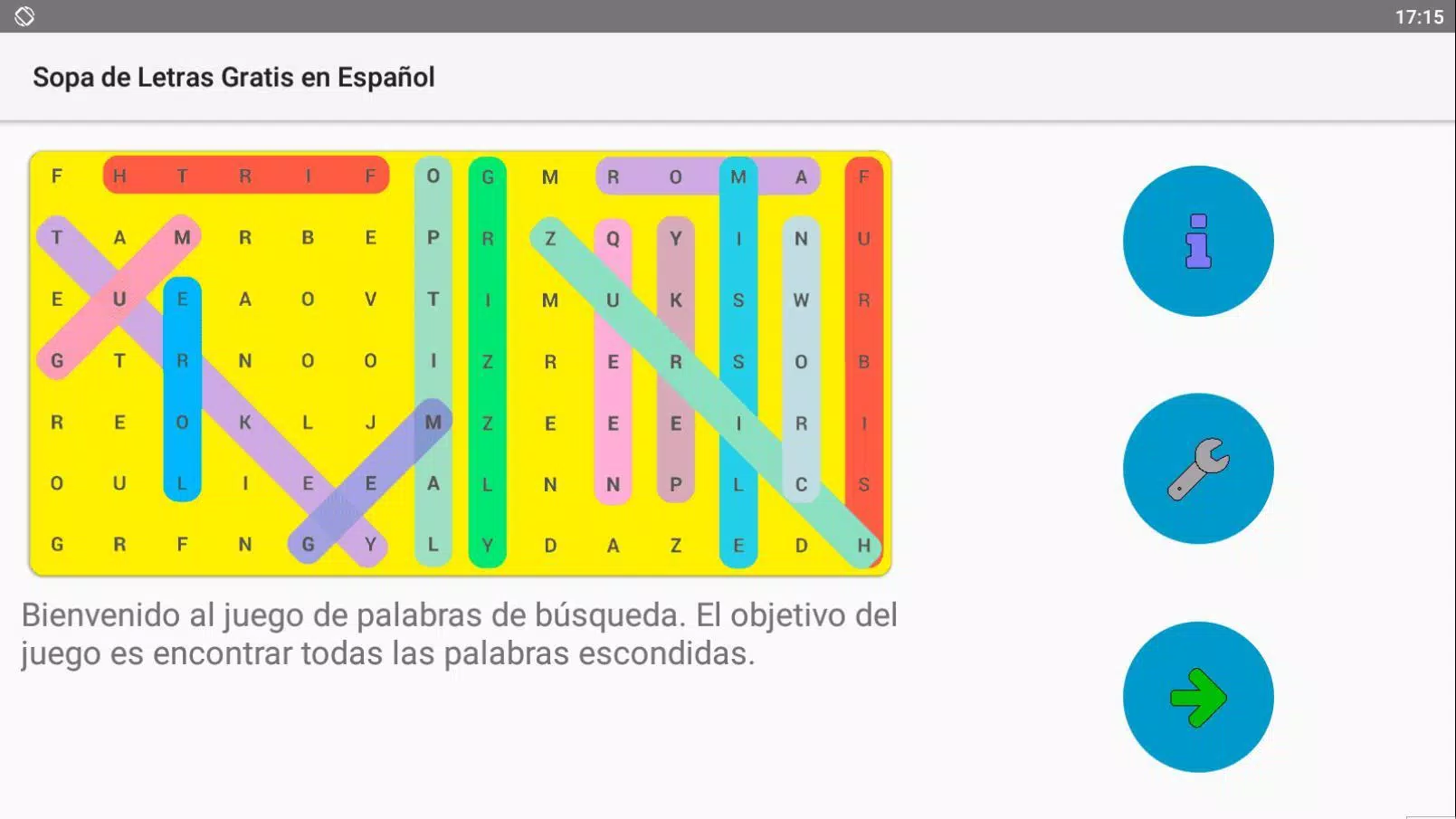 Jogo Sopa de Letras no Jogos 360