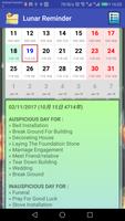 Chinese Lunar Calendar Alarm ภาพหน้าจอ 1