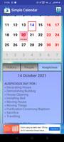 Simple Calendar captura de pantalla 3