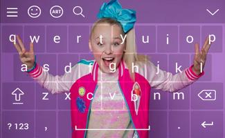 Keyboard Emoji For Jojo Siwa captura de pantalla 1