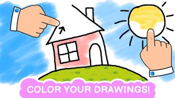 2 Schermata Easy coloring book for kids