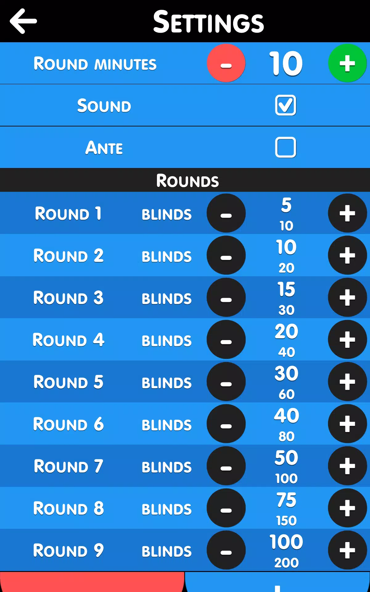 Easy Blinds - Poker Timer APK for Android Download