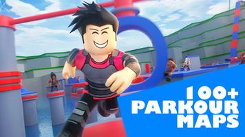 Parkour maps for roblox ポスター