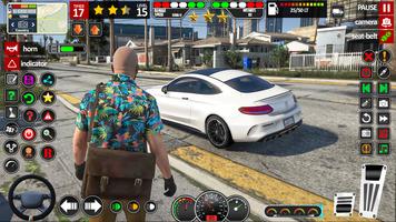 Real Car School Driving Game Plakat
