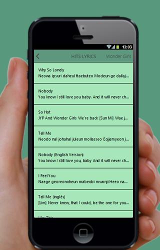 Wonder Girls Top Lyrics For Android Apk Download