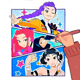 Kpop Demon Draw and Coloring APK