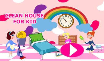 clean up house games for girls poster