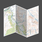 آیکون‌ Lake District Outdoor Map Offl