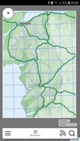 Snowdonia Outdoor Map Offline  ポスター