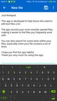 Just Notepad Pro تصوير الشاشة 3