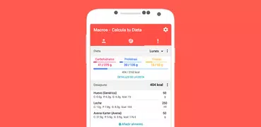 Macros - Contador de Calorías