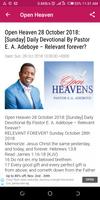 Open Heaven Cartaz