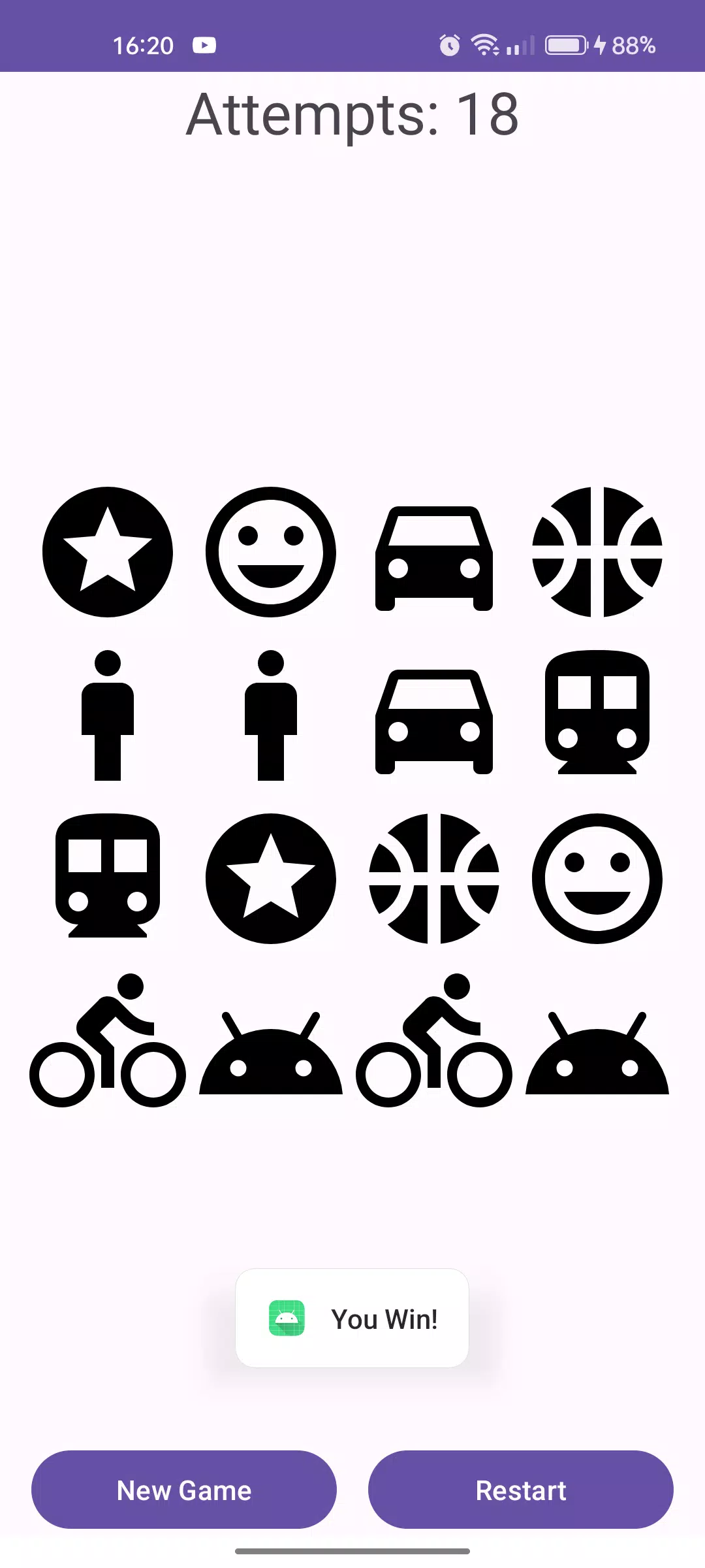 Memory Cards Challenge