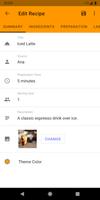 Recipes captura de pantalla 2