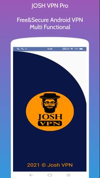 Josh VPN Pro - FREE & Secure World Best VPN 2021 poster