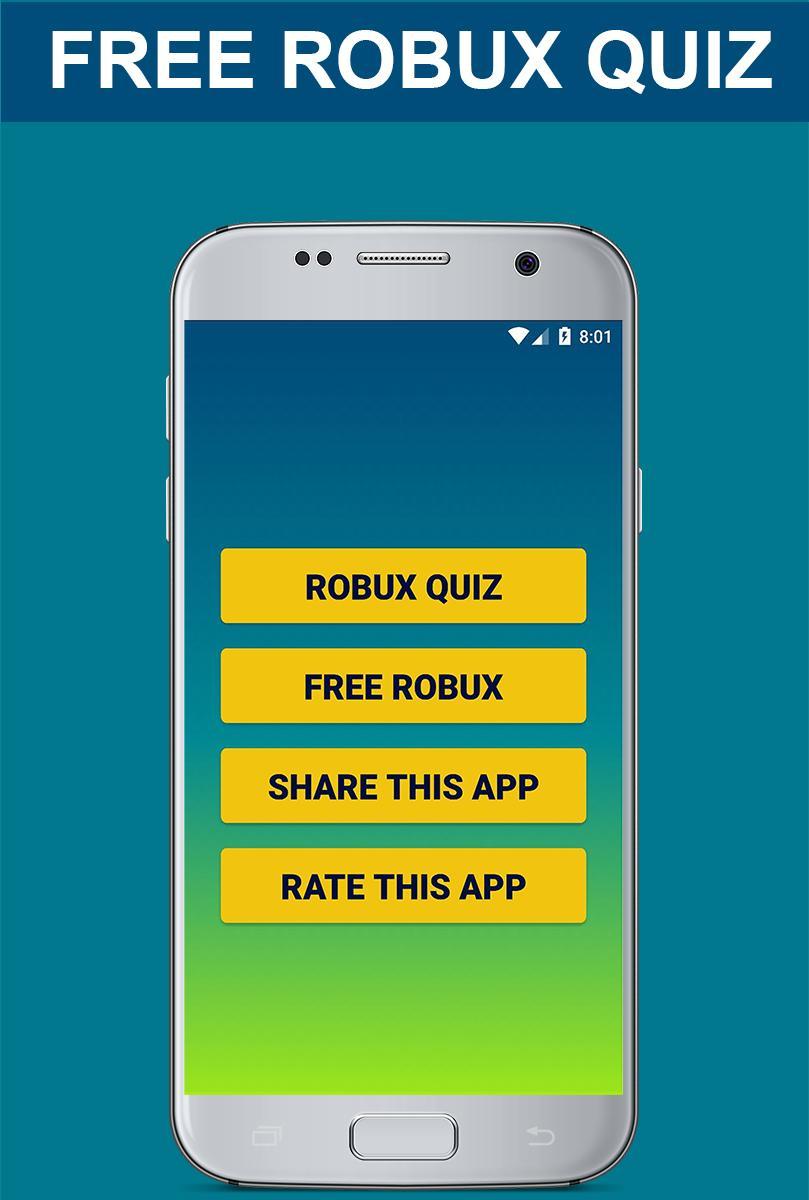 Free Robux Quiz Best Quizzes For Robux For Android Apk Download - quiz for 500 robux proprofs