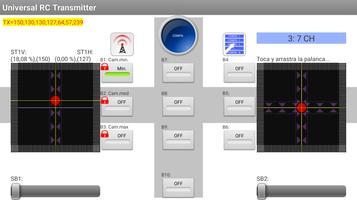 Universal RC Transmitter captura de pantalla 1