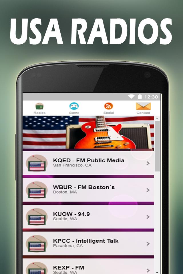 Descarga de APK de Estaciones De Radio De Estados Unidos para Android