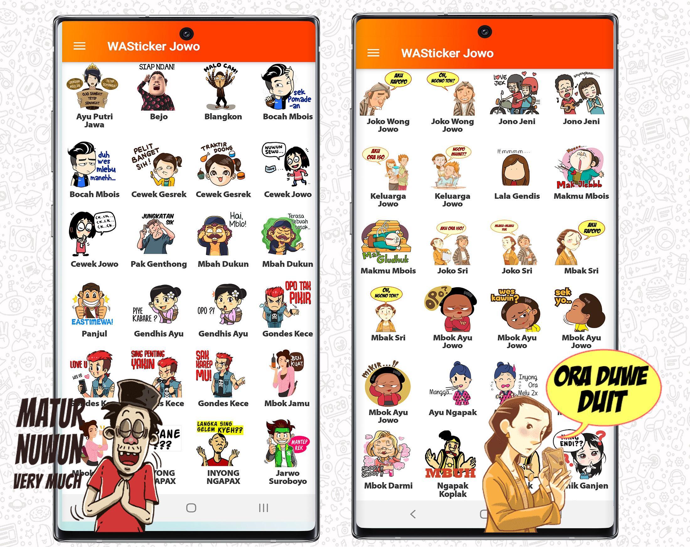 26 Gambar  Download Stiker  Wa Jowo  Terbaru Postwallpap3r