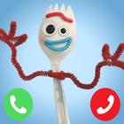 Forky fake call أيقونة