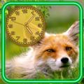 Fox Cute Clock