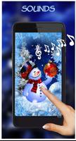 Christmas Snowman Affiche