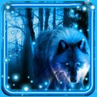 Wolves Night Live Wallpaper آئیکن