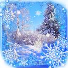 ikon Winter Snow Falling