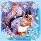 Winter Squirrel Forest أيقونة