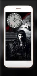 Vampires Girls Clock پوسٹر