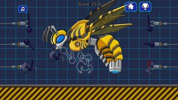 Toy Jurassic Robot Bee اسکرین شاٹ 2