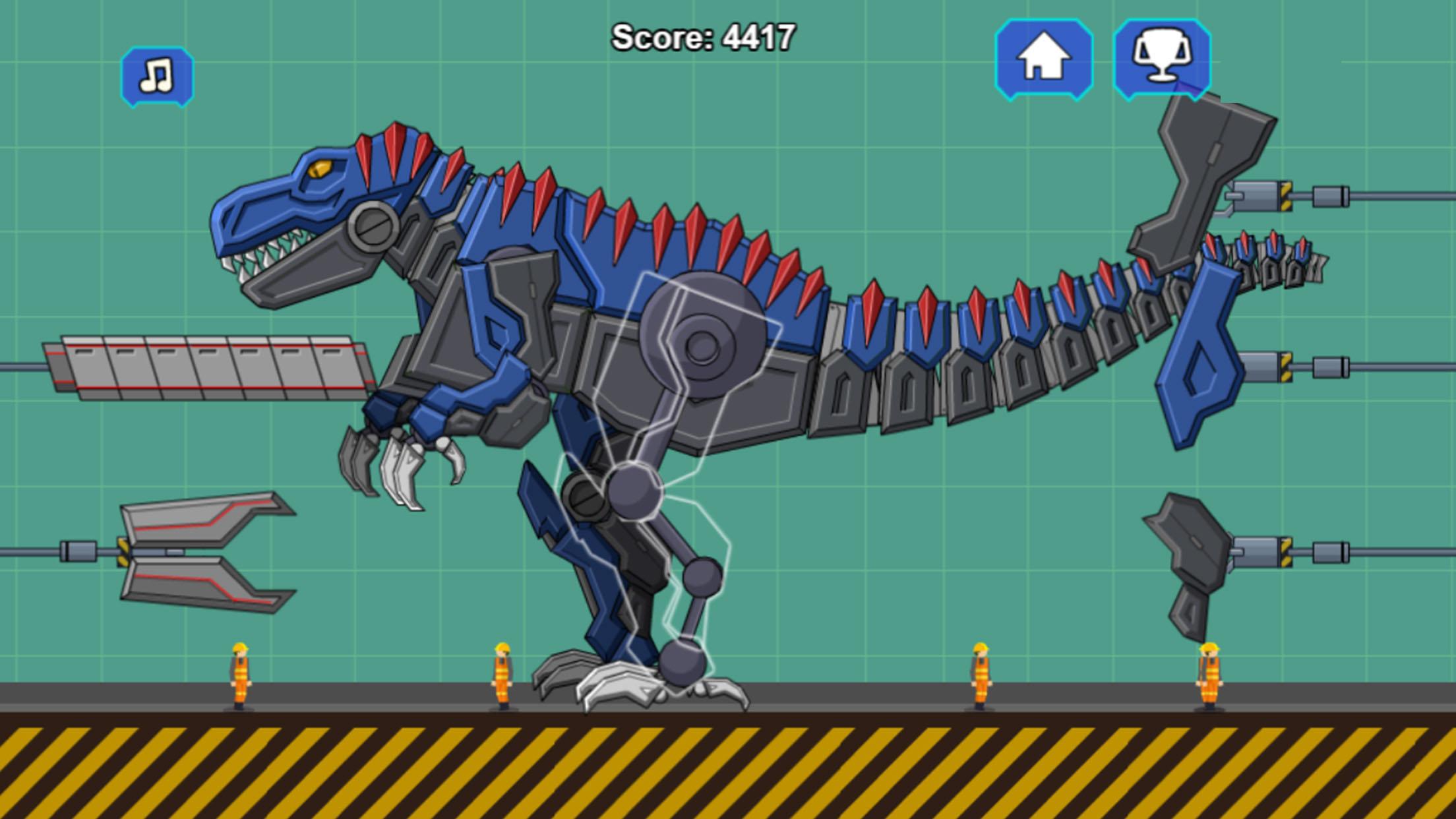 Robot Dino T-Rex Attack 2.8 APK + Mod [Unlocked][Invincible] for Android.