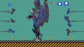 Robot Dino T-Rex Attack اسکرین شاٹ 3