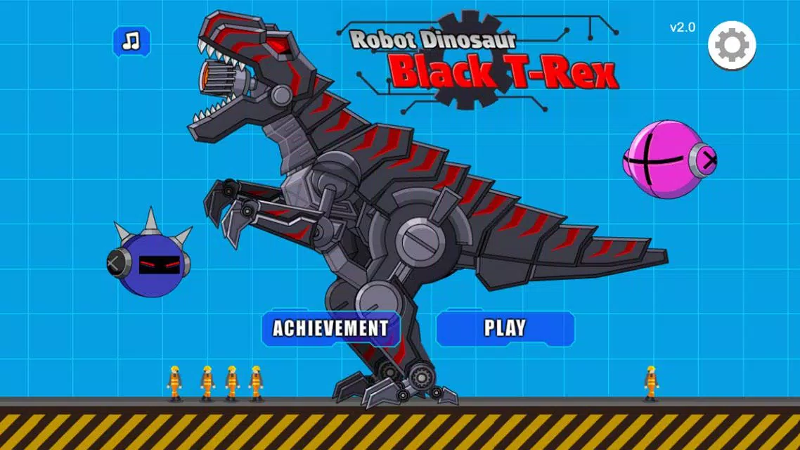 Download Robot Dino T-Rex Attack android on PC