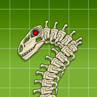 Brontosaur Dino Fossils Robot icon