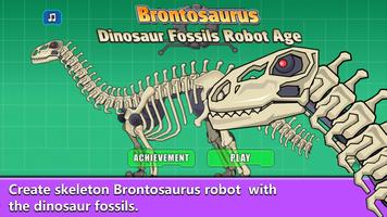 Brontosaur Dino Fossils Robot 스크린샷 1