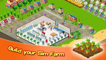 Скачать Sim Farm - Harvest, Cook & Sales APK