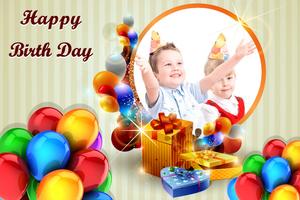 Happy Birthday Photo Editor पोस्टर