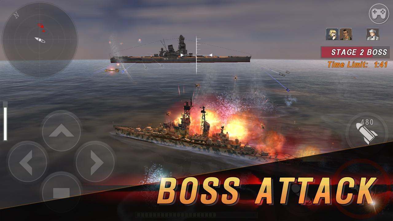 تحميل لعبة Warship Battle مهكرة للأندرويد اخر إصدار