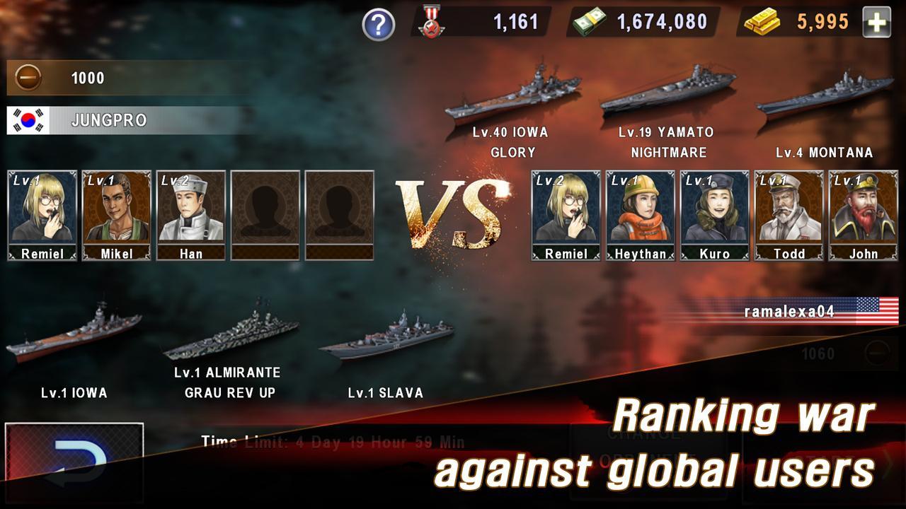 تحميل لعبة Warship Battle مهكرة للأندرويد اخر إصدار