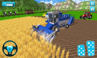 US Farming Agriculture Simulator -Tractor Trolley Affiche