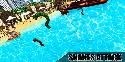Angry Snake Family Simulator- Venomous Snake Clan Affiche