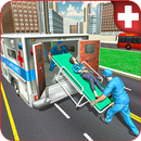 City Ambulance Rescue Squad-Red Cross Truck Driver APK