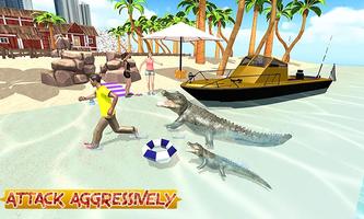 Crocodile Family Beach & City Attack 2019 screenshot 3