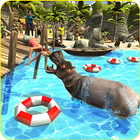Hungry Hippo City Attack Revenge 3D أيقونة