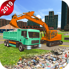 Off-Road Garbage Excavator Sim-City Clean Mission simgesi